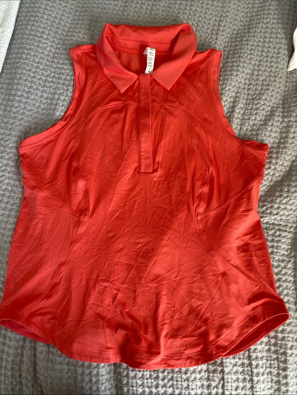lululemon athletica Coral Sleeveless Polo Tank